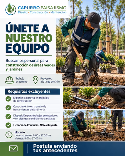 CONSTRUCCION JARDINES Y ÁREAS VERDES