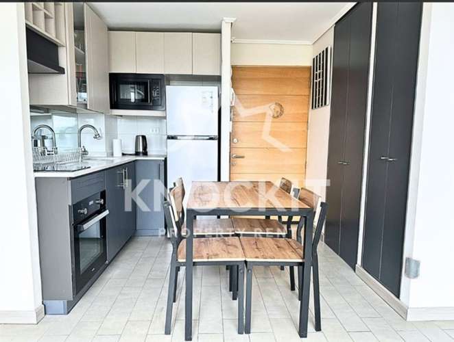 EN ARRIENDO LUMINOSO DEPTO 1D1B SEMI-AMOBLADO - MA
