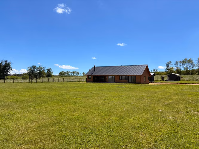 Maravillosas Casas Nuevas estilo sureño en Romeral sitio 5000m2