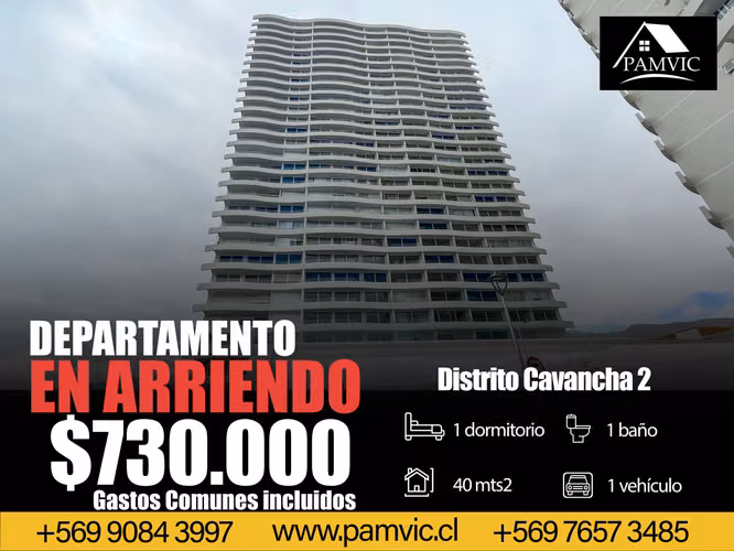 Departamento en Arriendo en Distrito Cavancha 2