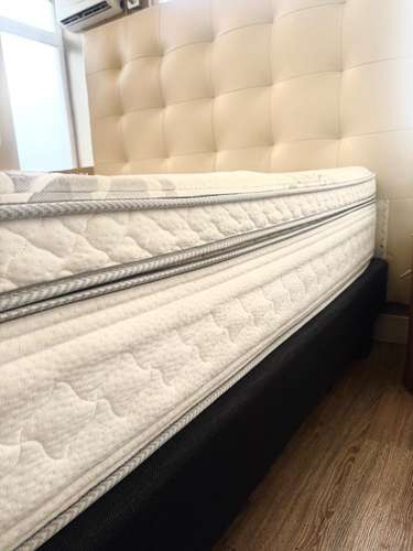 Cama 2 plazas + Soporte + Colchón sin respaldo