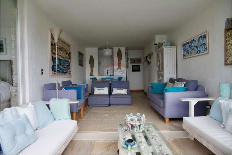 "excelente departamento amoblado con vista al mar"