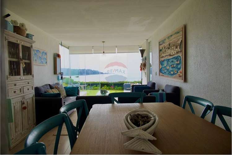 "excelente departamento amoblado con vista al mar"