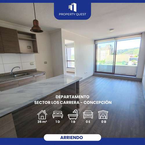 ARRIENDO DEPTO 1D+1B SECTOR LOS CARRERA - USS