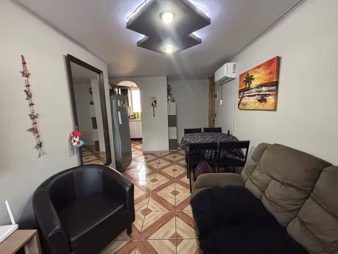 Lindo Dpto. 3d/1b Con Aire Acondicionado En Conchali - Imagen 5