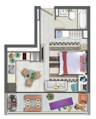 Departamento en arriendo de 1 dorm. en La Florida - Imagen 19