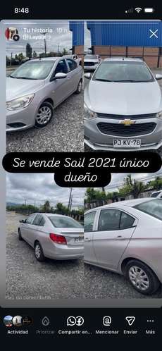 Vendo Chevrolet Sail 2021