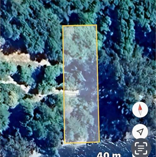 SE VENDE ESTUPENDA PARCELA CON PLAYA EN EL LAGO COLICO