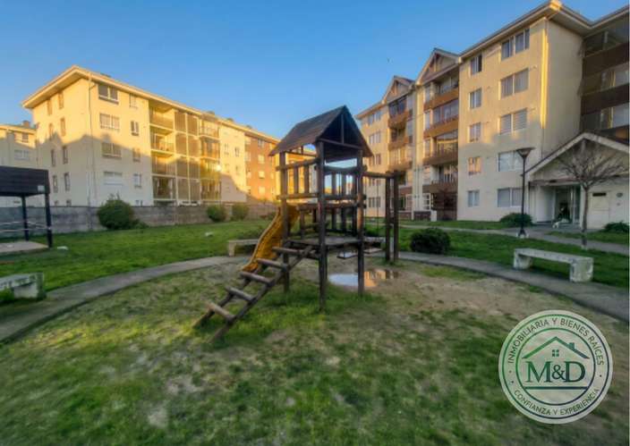 VENTA DPTO LA FORESTA HUALPEN 3 DOR 1 BAÑO ESTAC