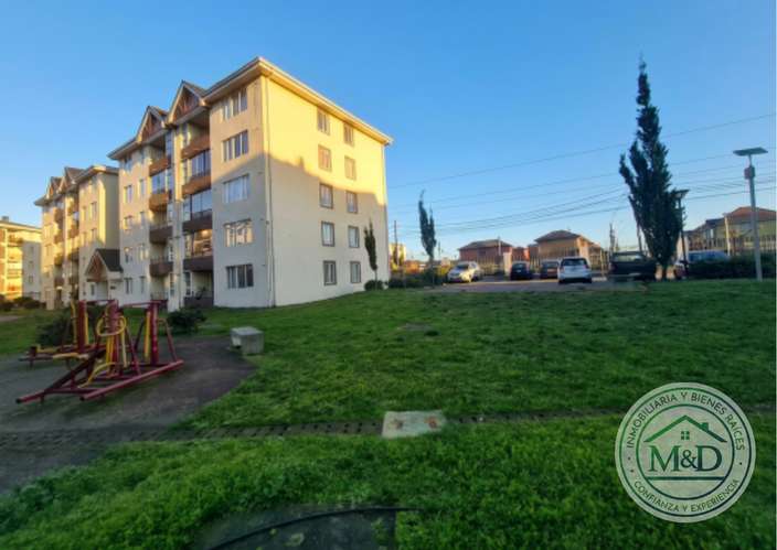 VENTA DPTO LA FORESTA HUALPEN 3 DOR 1 BAÑO ESTAC