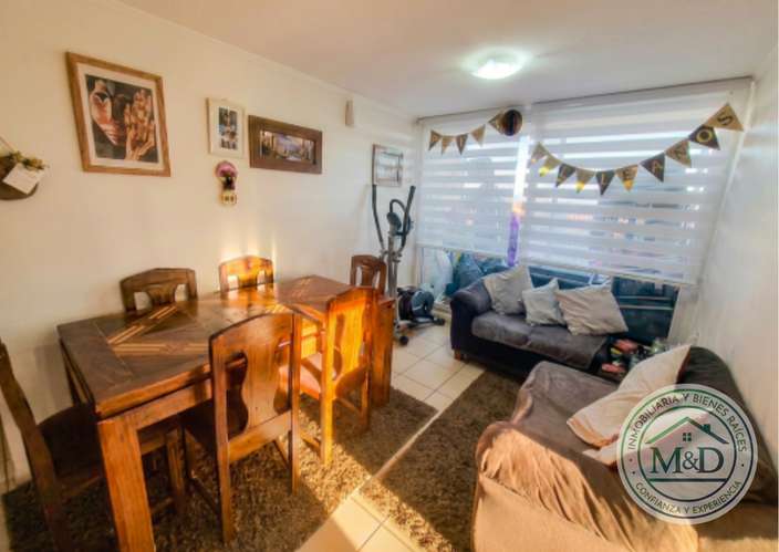 VENTA DPTO LA FORESTA HUALPEN 3 DOR 1 BAÑO ESTAC