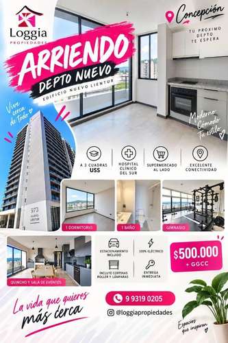 Departamento moderno 1 dormitorio + estacionamiento a 3 cuadras USS