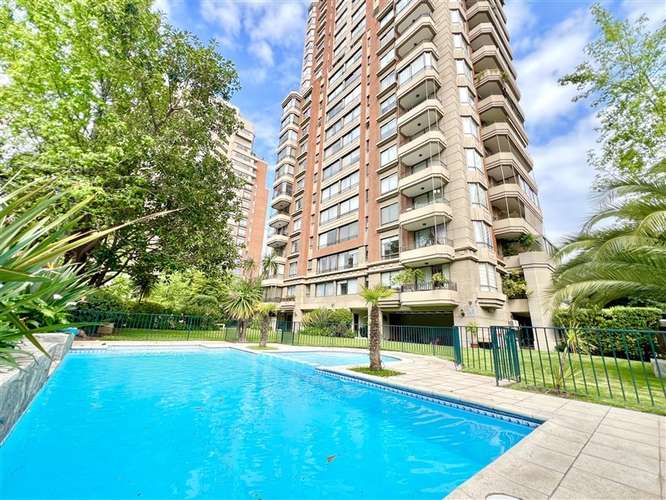 Departamento en arriendo, 4 dorm. y 3 baños en Las Condes