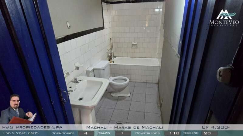 Casa comercial en arriendo en el centro de Rancagua, 4 privados