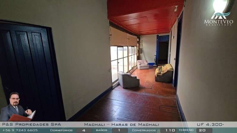 Casa comercial en arriendo en el centro de Rancagua, 4 privados