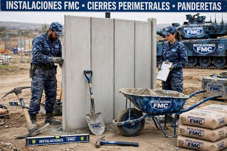 Cierres perimetrales de pandereta