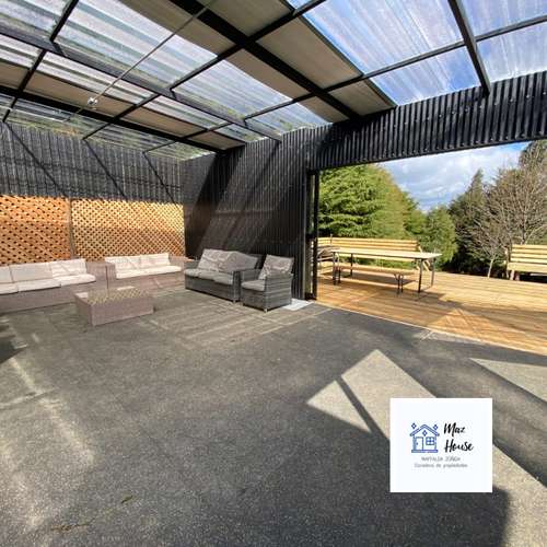 PISCINA TEMPERADA  PARA PASEOS DE CURSO 350 MT2 DE TERRENO