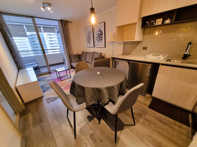 Arriendo Moderno Departamento – Walker Martínez con Juan de Pineda