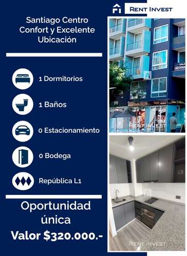 Departamento en arriendo en Santiago
