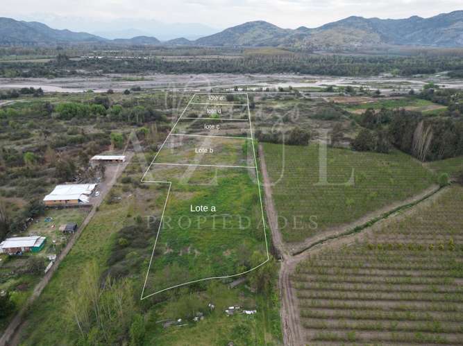Parcelas en Coltauco 5.600 m² 100% planas rol propio