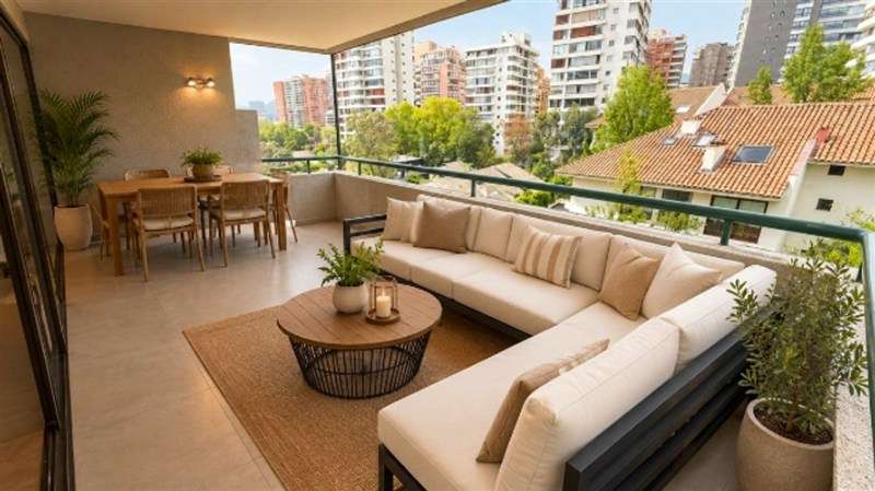 Departamento en venta de 3 dorm. en Las Condes