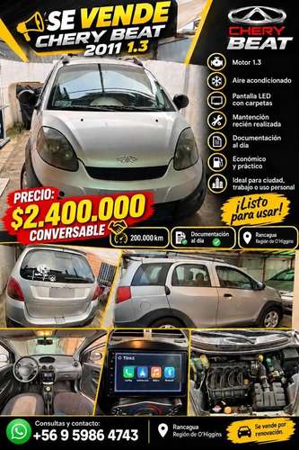 Vendo Chery beat 20111