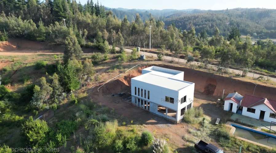 Parcela, 5.000m2 +Casa semiterminada, 25 min Concepción, Copiulemu, Florida - Imagen 3