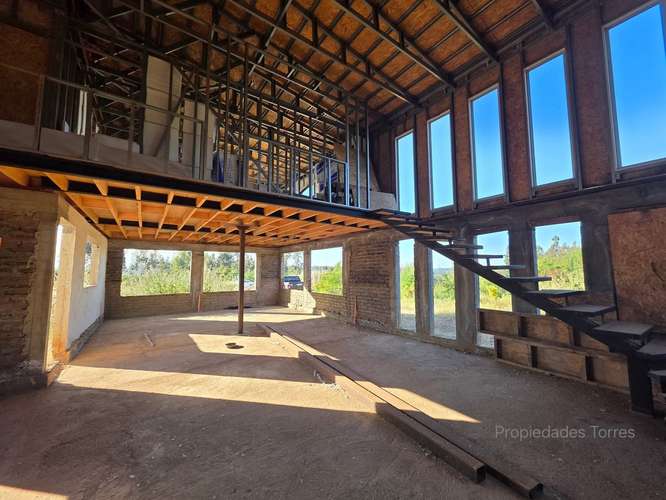 Parcela, 5.000m2 +Casa semiterminada, 25 min Concepción, Copiulemu, Florida - Imagen 2