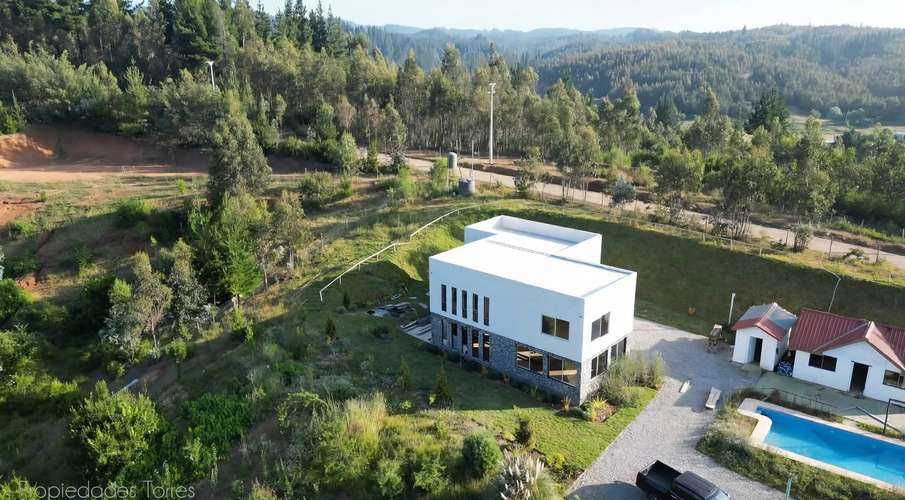 Parcela, 5.000m2 +Casa semiterminada, 25 min Concepción, Copiulemu, Florida - Imagen 5