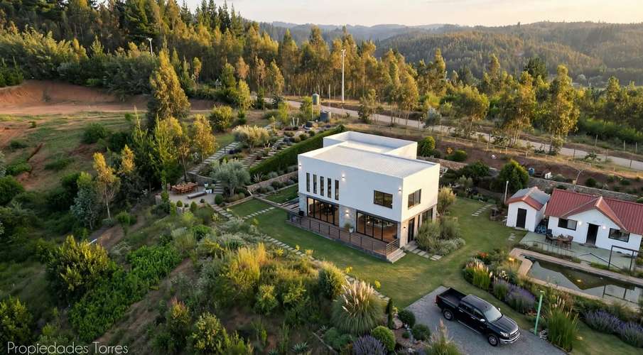 Parcela, 5.000m2 +Casa semiterminada, 25 min Concepción, Copiulemu, Florida - Imagen 4