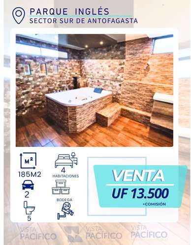 ¡CASA EXCLUSIVA EN VENTA!   PARQUE INGLÉS - SECTOR SUR