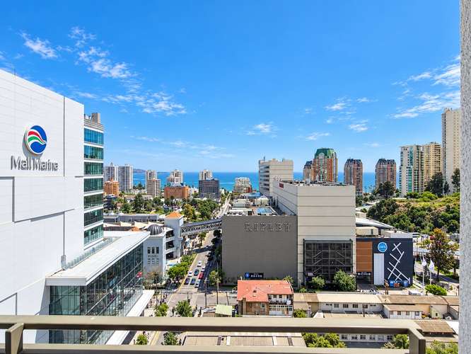 Venta de departamento en Viña del Mar, 3 dormitorios, hermosa vista. 210 M$