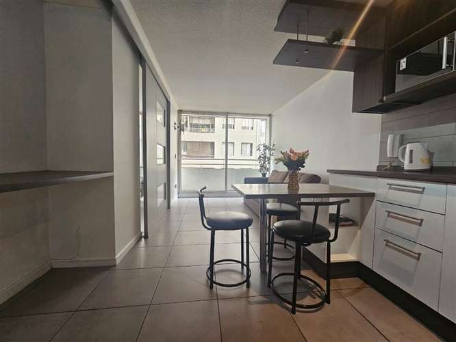 Hermoso departamento amoblado 1D 1B Metro Sta Isabel