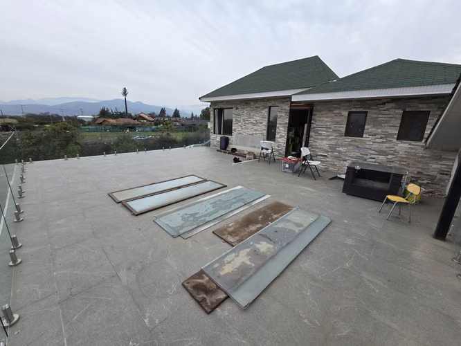 OPORTUNIDAD: PARCELA 5.000 m2 CON CASA 400 m2 CASI TERMINADA EN COND. MIRADOR DEL VALLE