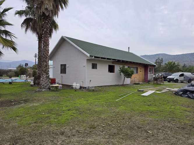 OPORTUNIDAD: PARCELA 5.000 m2 CON CASA 400 m2 CASI TERMINADA EN COND. MIRADOR DEL VALLE