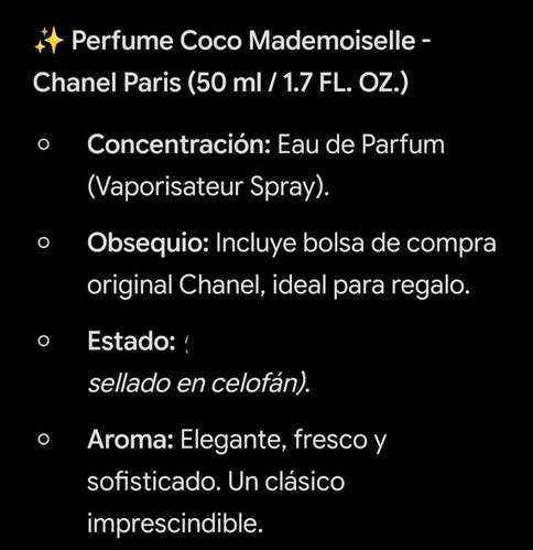 Perfume COCO MADEMOISELLE CHANEL - Imagen 2