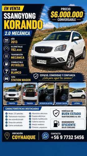 Vendo auto SSANGYONG