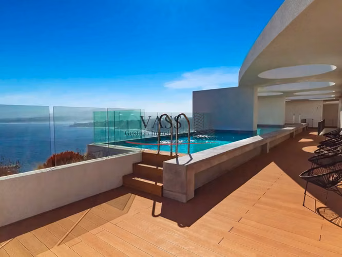 VASS ARRIENDA LINDO DEPARTAMENTO CON VISTA AL MAR COSTA DE MONTEMAR