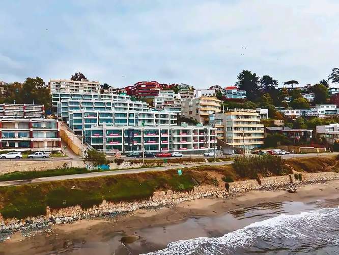 Primera Línea Frente al Mar: Depto 1D1B + Est. y Bod. Concón - Imagen 10