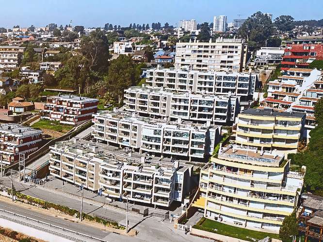 Primera Línea Frente al Mar: Depto 1D1B + Est. y Bod. Concón - Imagen 11