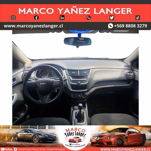 CHEVROLET SAIL 1.5 / AÑO 2018 / EXCELENTE ESTADO