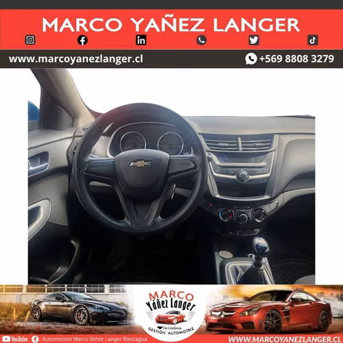CHEVROLET SAIL 1.5 / AÑO 2018 / EXCELENTE ESTADO
