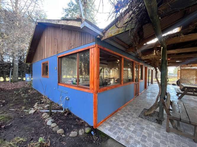 VENDO PARCELA URBANA CON CASA EN UNIHUE SANTA JUAN