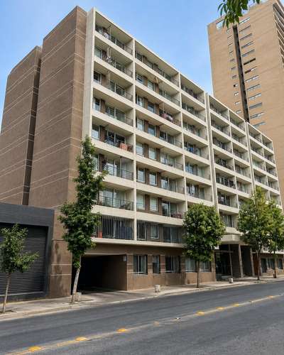 VENTA DE DEPARTAMENTO DE 1D-1B-E. CERCANO A METRO. SANTIAGO