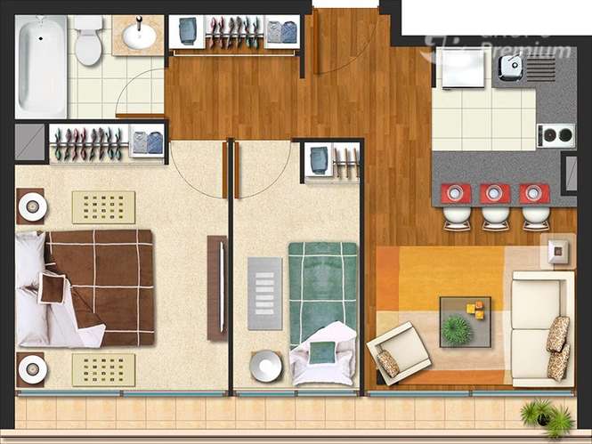 Depto. en venta 2D/1B, Independencia, Metro Hospitales
