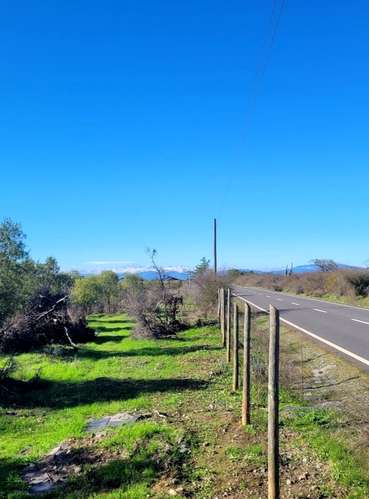OFERTA Parcelas planas a orilla de carretera, a 2:30 horas de Santiago
