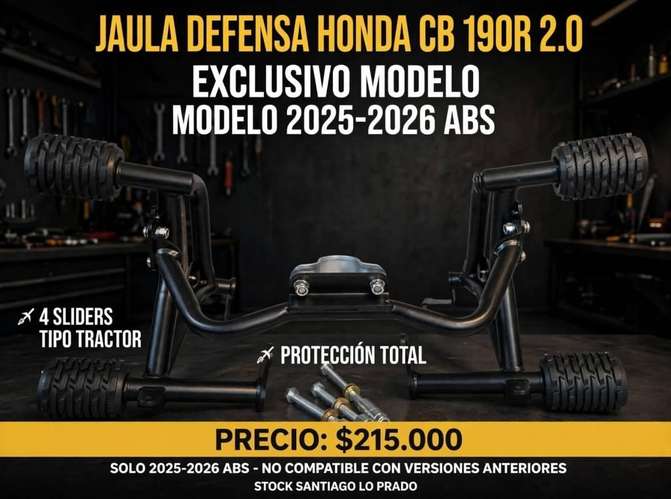 Jaula defensa CB 190R  ABS