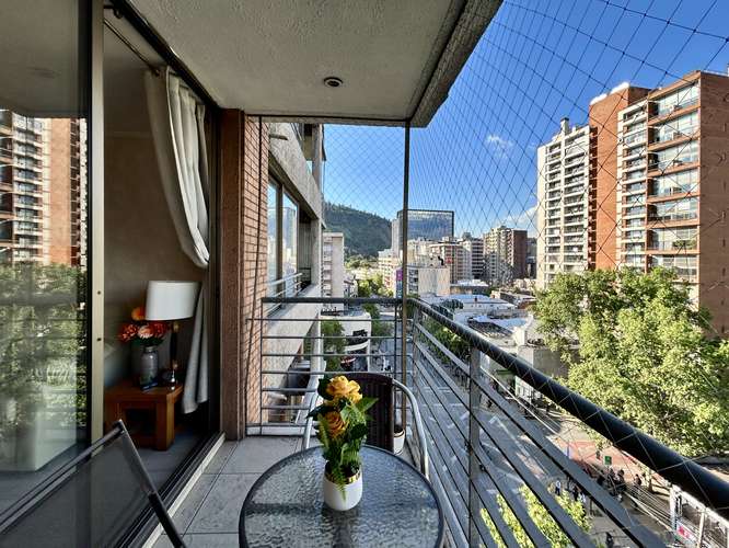 ARRIENDO DEPARTAMENTO AMOBLADO A PASOS DE METRO MANUEL MONTT - Imagen 3