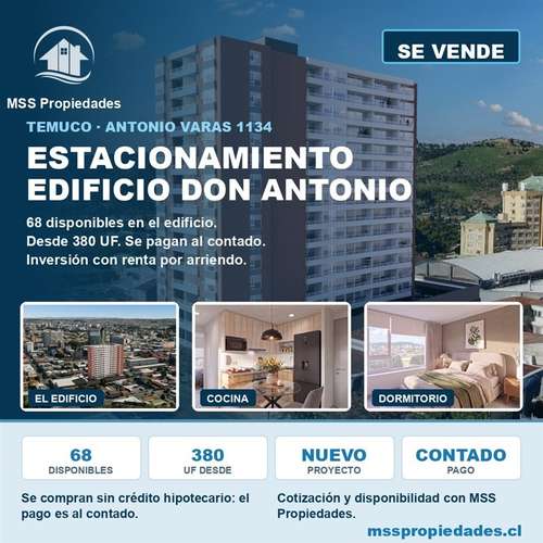 Estacionamiento en venta en Temuco