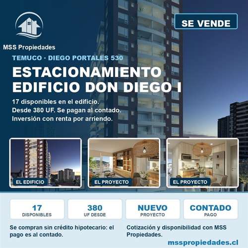 Estacionamiento en venta en Temuco